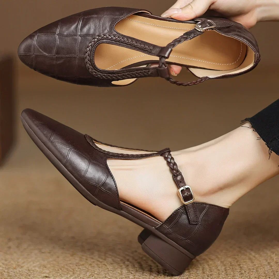 ELENA™ | Zapatos Ortopédicos De Cuero